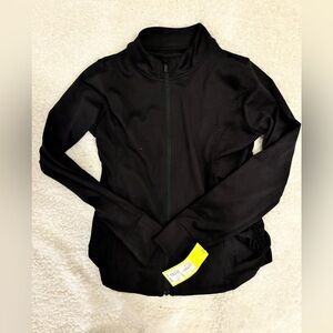 All in Motion Black Full-Zip Jacket Girl XXL 16/18 Unbelievably Soft